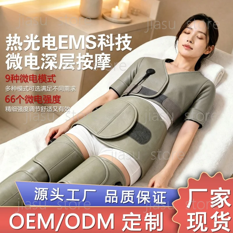 Micro‑current Sweat Workout Kit, RF Heating Far‑Infrared Bio‑Electric Acupuncture Body Slim Heating Pad