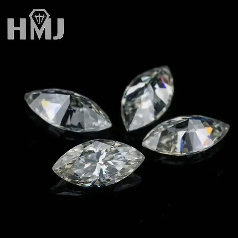 

D Color Moissanite Stone GRA Certificate 0.3ct-5ct Round Heart Emerald Radiant Pear Oval Princess Cushion Asscher Marquise Cut