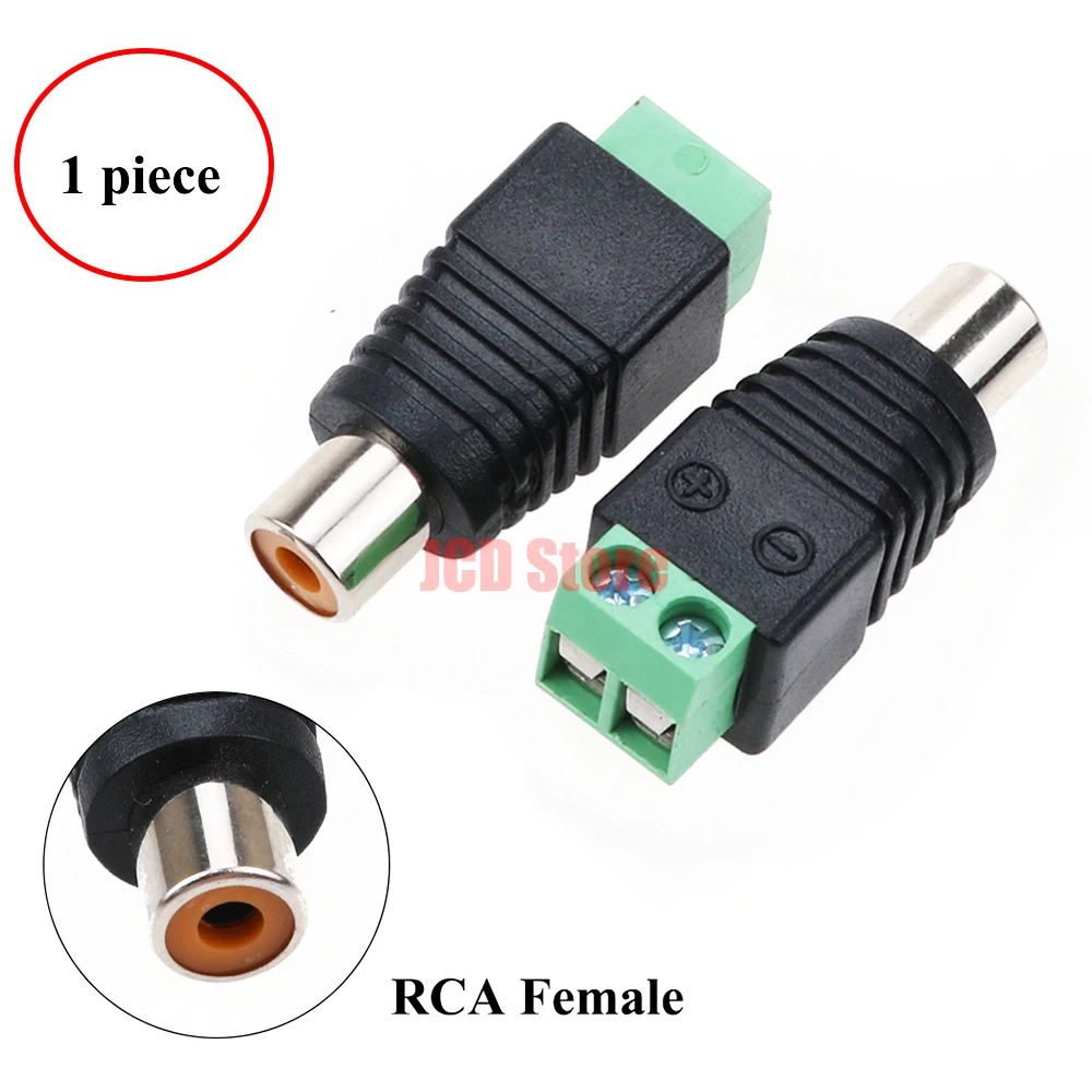 JCD 1 قطعة 3.5 مللي متر 2.5 مللي متر 2/3/4 القطب ذكر التوصيل/مقبس أنثى ل المسمار موصل طرفي أحادية/ستيريو 1/8 بوصة سماعة الصوت جاك