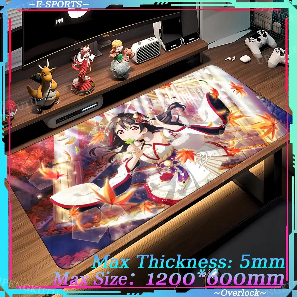 Cute desktop accessories Mouse Pad Oversized Game accessories Desktop protective pad Locked edge l_love_live