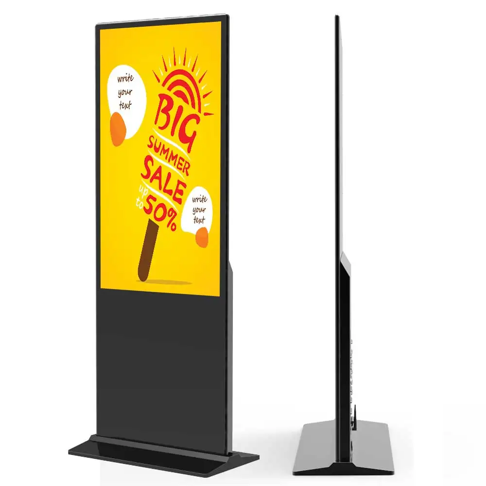 Wholesale Custom Size Indoor Vertical Floor Stand Touch Android LCD Advertising Screen Interactive Digital Signage