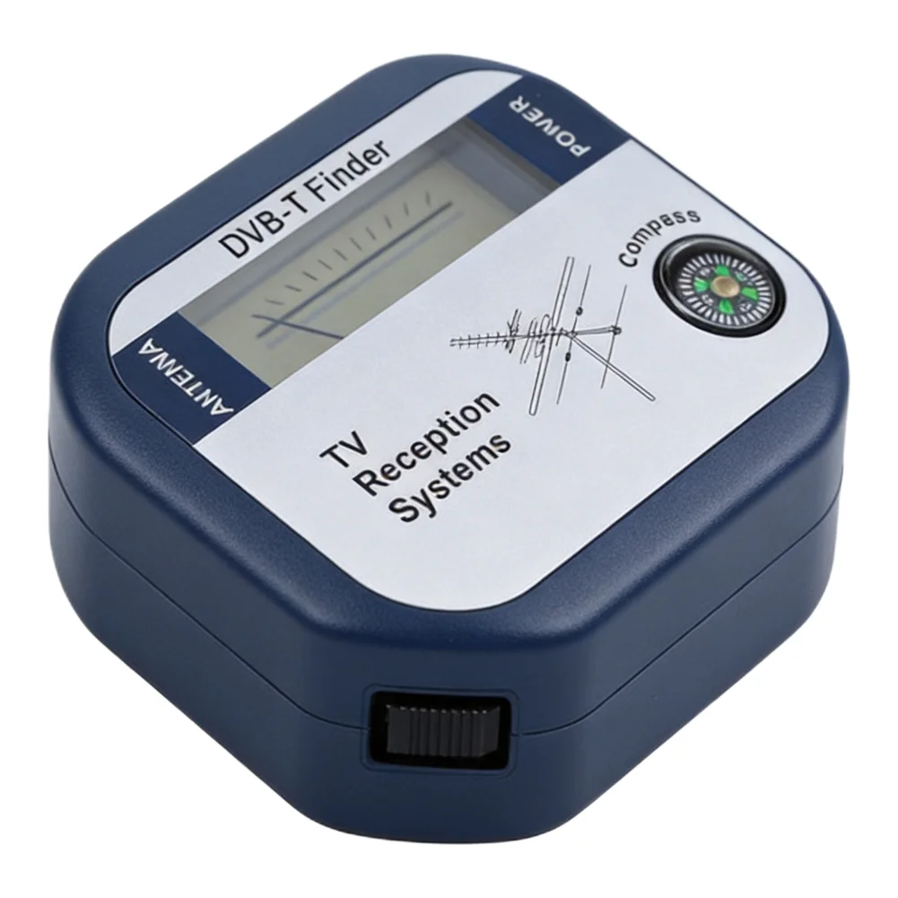 Digital TV Signal Finder Detector DVB T Antenna with For Compass Beeper and Signal Strength Meter for Terrestrial Use