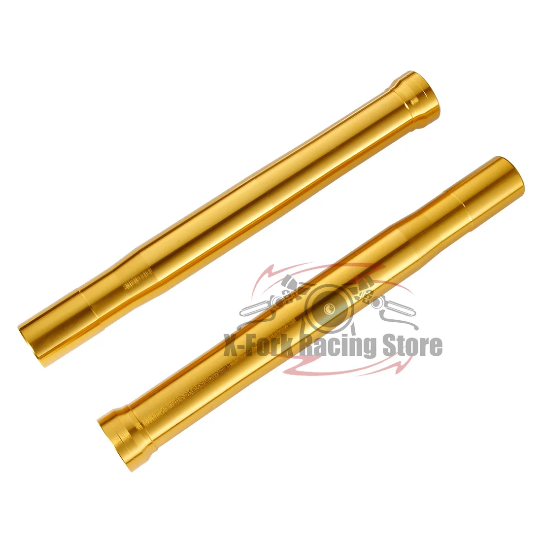 Front Fork Outer Tubes Gold Pipes Pair For YAMAHA FZ1 2006-2015 07 08 09 10 11 12 14  FZ8 2013-2015 Length 483mm 2D1-23136-00-00