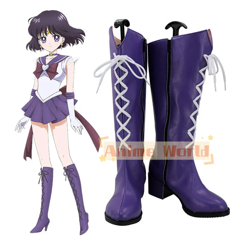 

Hotaru Tomoe Shoes Cosplay Boots Halloween Carnival Boots Custom Made