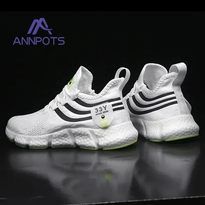 Men\'s Casual Shoes Breathable White Running Shoes Male Light Non-slip Classic Sports Women Couple Mesh Sneakers Tenis Masculino