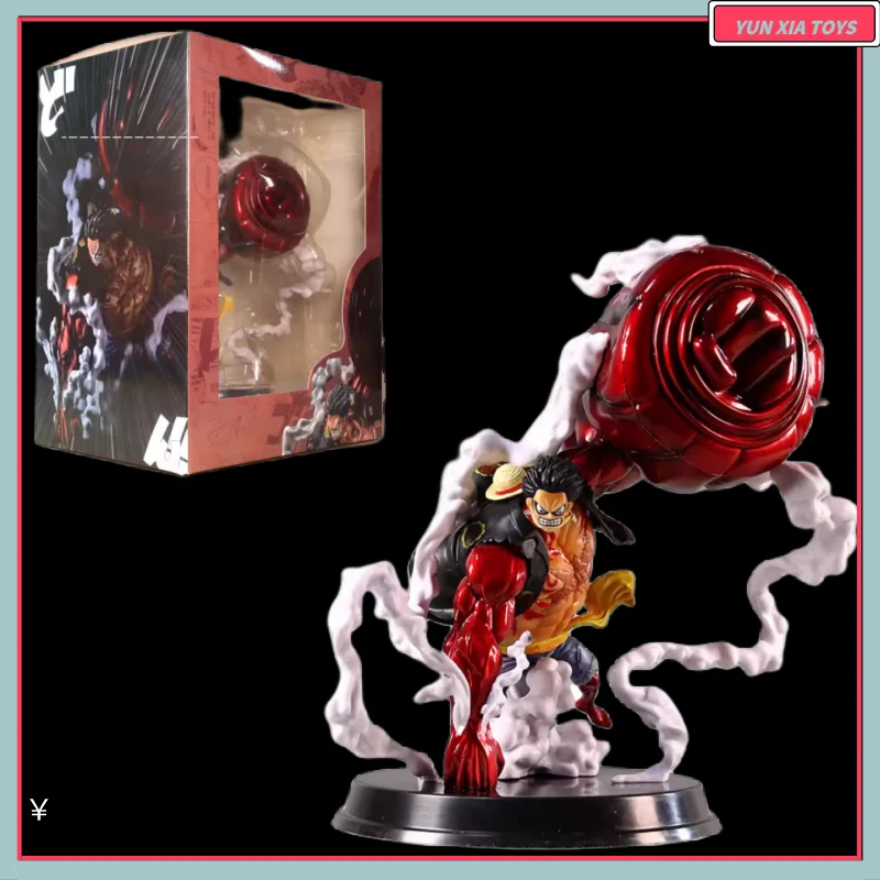 

22 см One Piece Fourth Gear Luffy Big Saru King Gun Big Fist Luffy Фигурка Модель Статуя из ПВХ Коллекция Кукол Игрушки Подарки