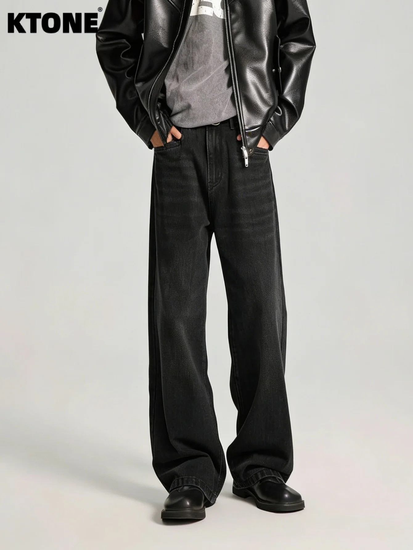 

Ретро-джинсы унисекс, черные, свободного кроя, в стиле хип-хоп, оригинальный дизайн, без аксессуаров и ремней.