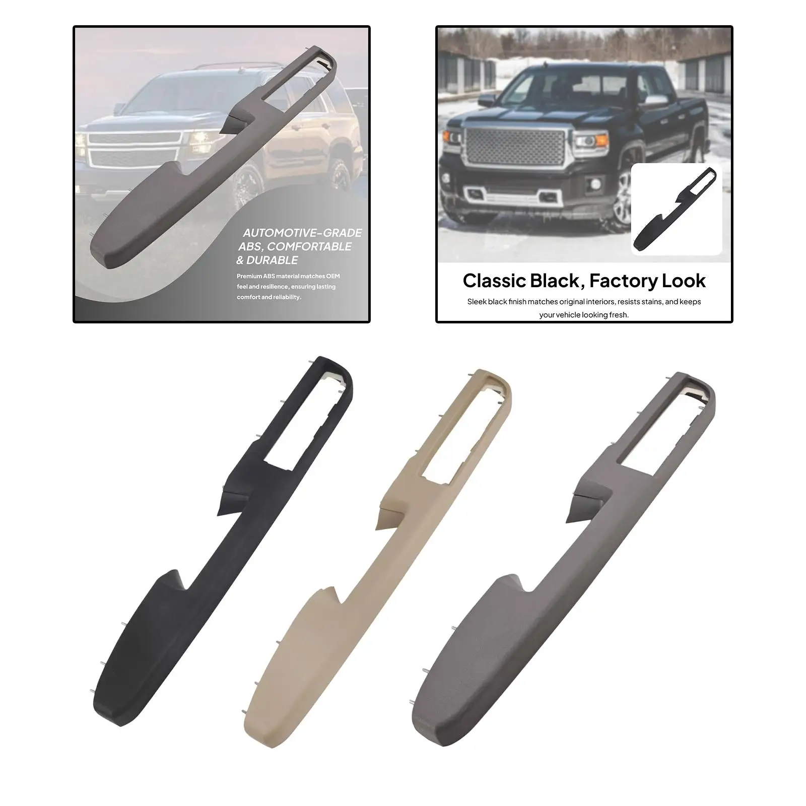 

80994 Front Driver Passenger Side Armrest Repair,Replace,Door Panel for Silverado 2500 Silverado 3500 HD Avalanche Tahoe