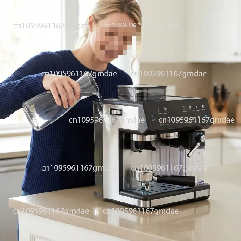 Export European coffee machine Automatic steam high pressure espresso machine with grinding and brewing espresso machine