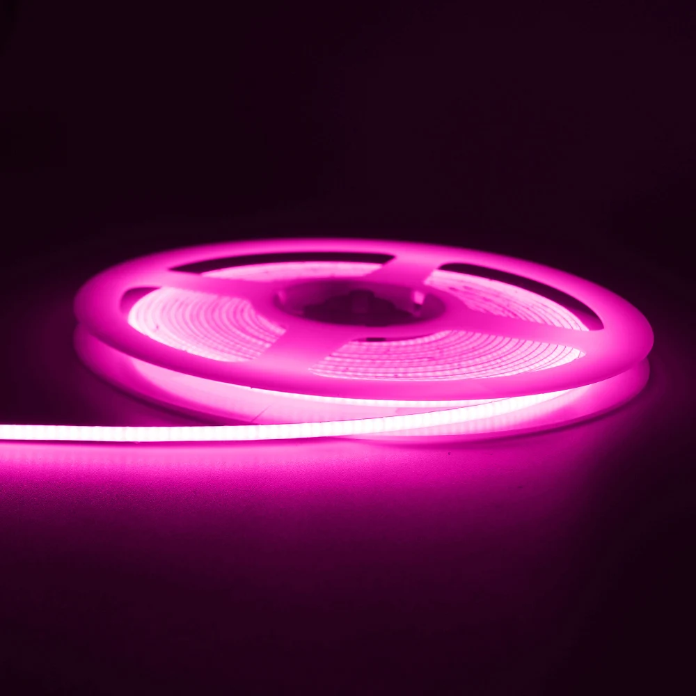 5V 3mm superdünnes COB-LED-Streifenlicht für Spielzeug, DIY-Dekoration, USB, batteriebetrieben, 480 LEDs/m, kühles Weiß, flexible Bandlichter, Rot