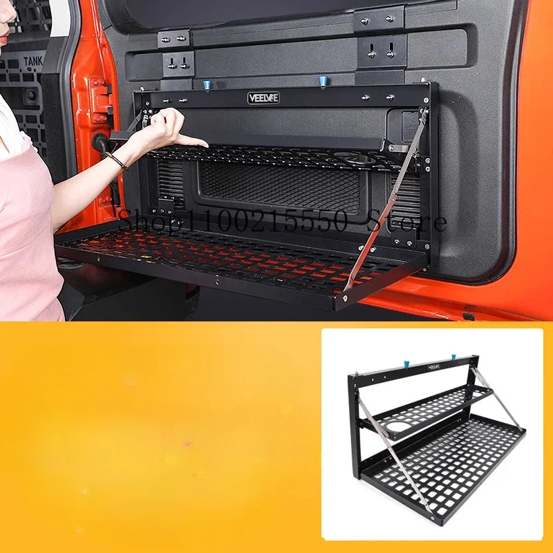 

Accessories WEY TANK 300 Tailgate Storage Rack Foldable Interior Trim Trunk Storage Rack Table Board Extension Rack Off-road