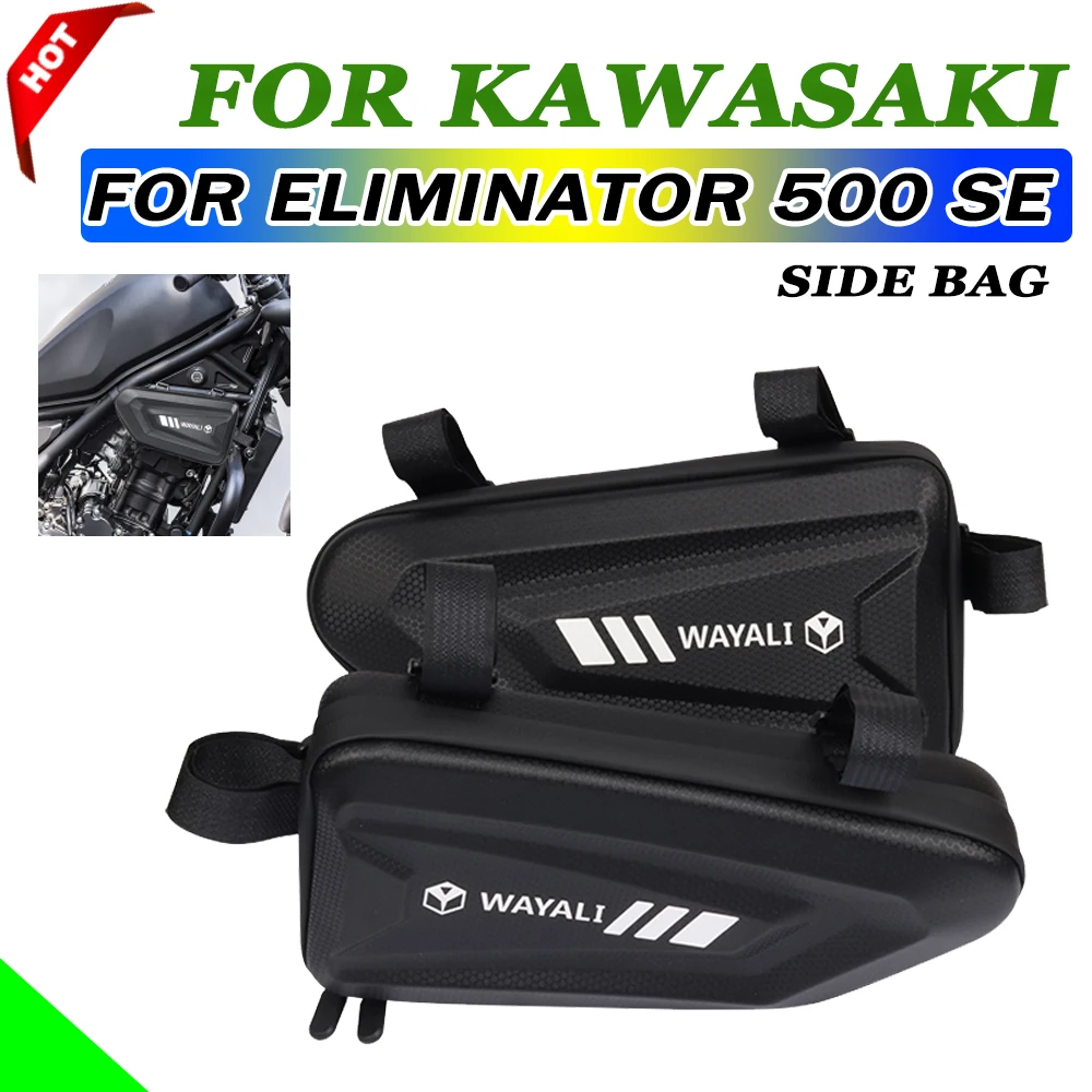 Motorcycle Parts Side Bag Tool Bags Waterproof Storage Bag For Kawasaki Eliminator 500 Eliminator500 SE 2024 Accessories