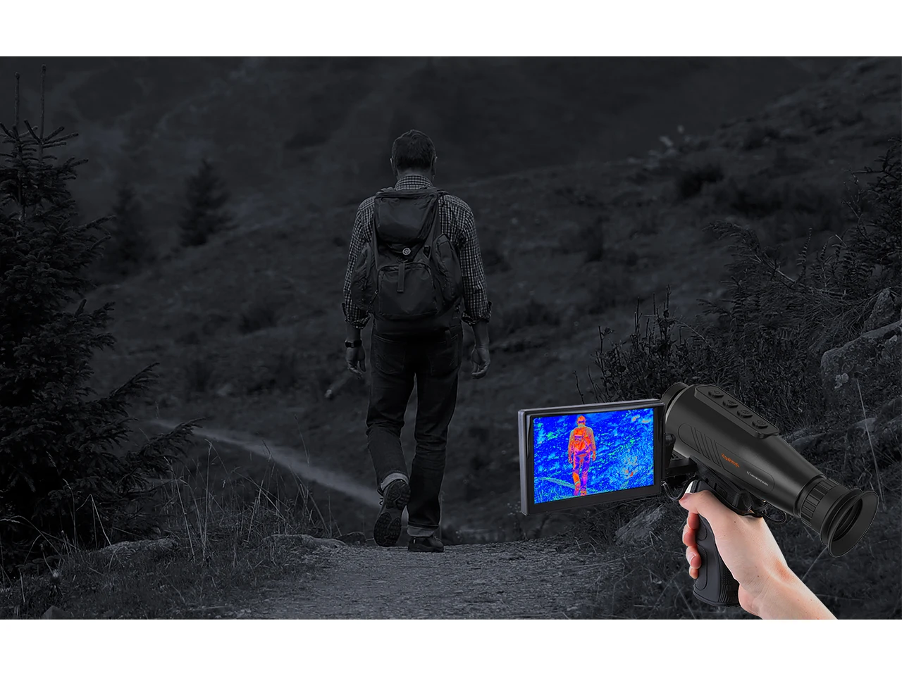 Day Night Handheld Thermal Vision Hunting Cmera Guide Scope Portable Thermal Imaging Monocular for Hunting