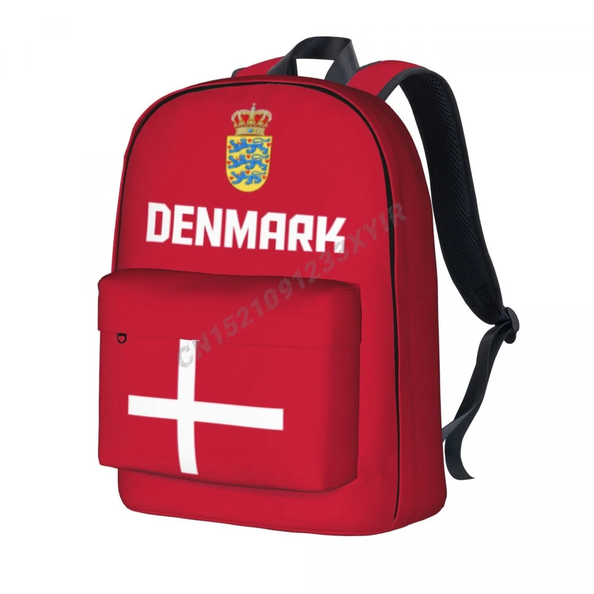 

Unisex Backpack Denmark Flag Danes Stitch Schoolbag Messenger Bag Case Laptop Travel Bag Mochila Gift