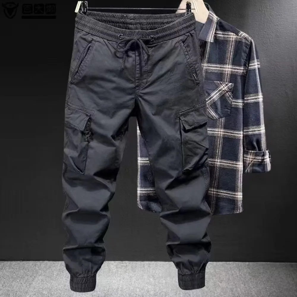 Outdoor Mountaineering Casual Pants Invisible Open Crotch Outdoor Sex Military Cargo Men's Loose Hiking Long Pant Multi-Pocket