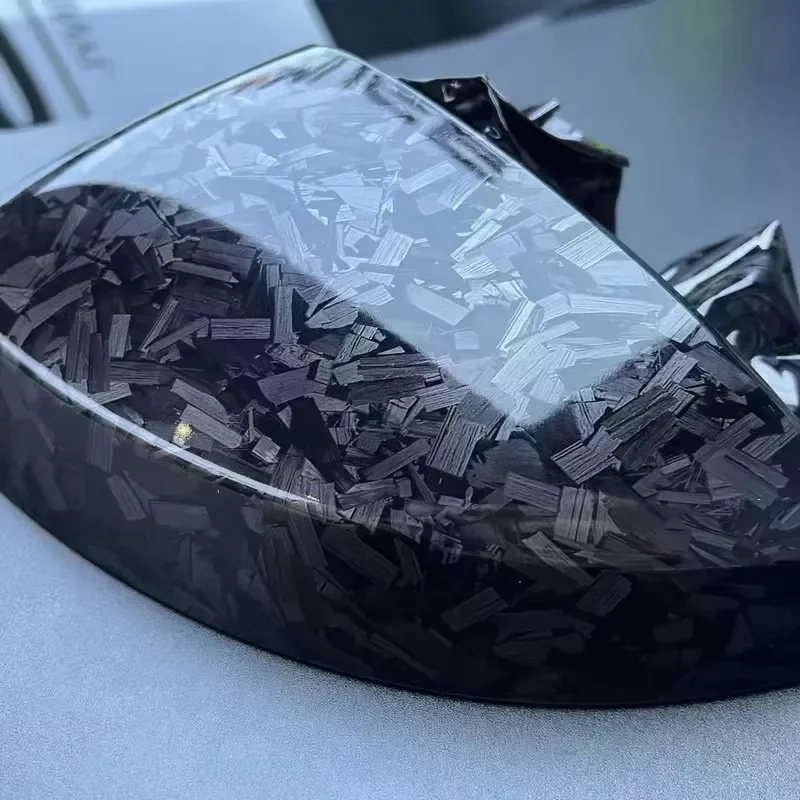 PVC Glossy Black Forged Carbon Fiber Vinyl Car Wrap Ghost Camo Self Adhesive DIY Styling Interior Stickers