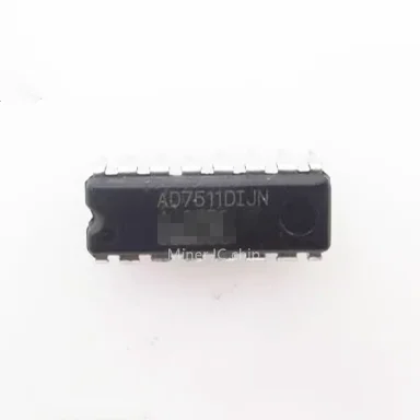 

2PCS AD7511DIJN DIP-16 Integrated circuit IC chip