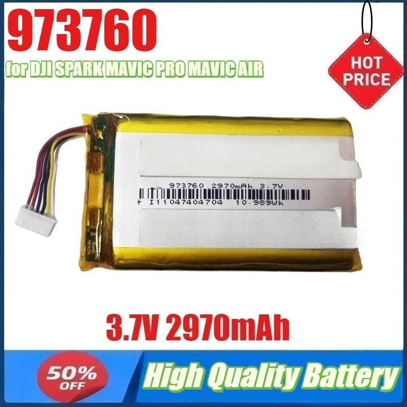 

3.7V 2970mAh 973760 Battery for DJI SPARK MAVIC PRO MAVIC AIR Control Battery