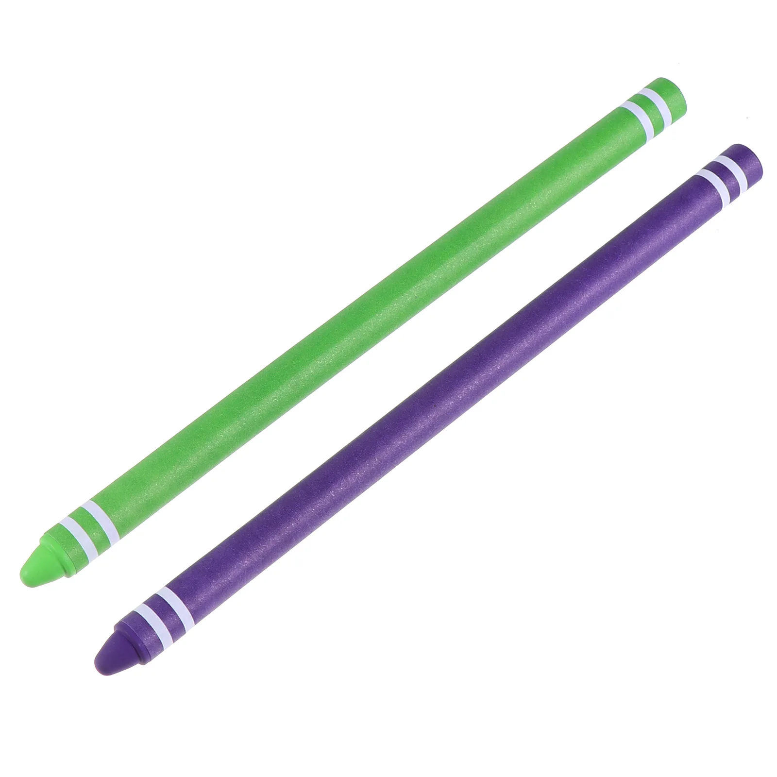 

2 Pcs Capacitor Pen Crayon Pencils Stylus Tablet Touch Screen Digital Smart Silica Gel Child