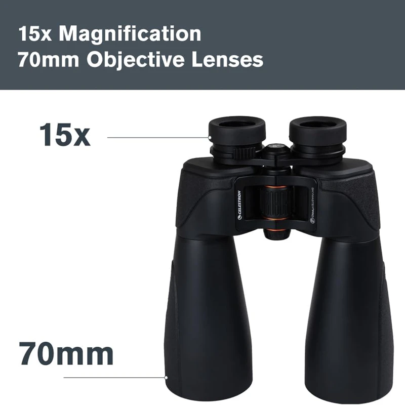 Celestron SkyMaster Pro ED 15x70 Binocular Astronomy Binocular with ED Glass Fully Multi-coated XLT Coating