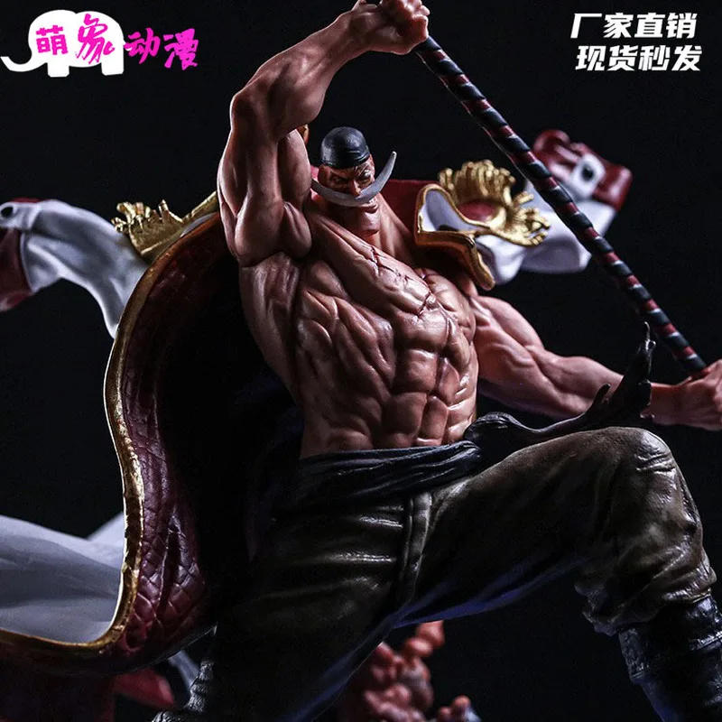 

Luminous Whitebeard Edward Newgate Pirate Four Emperors Collectible Figure Model Handmade War Statue Toy Display Item
