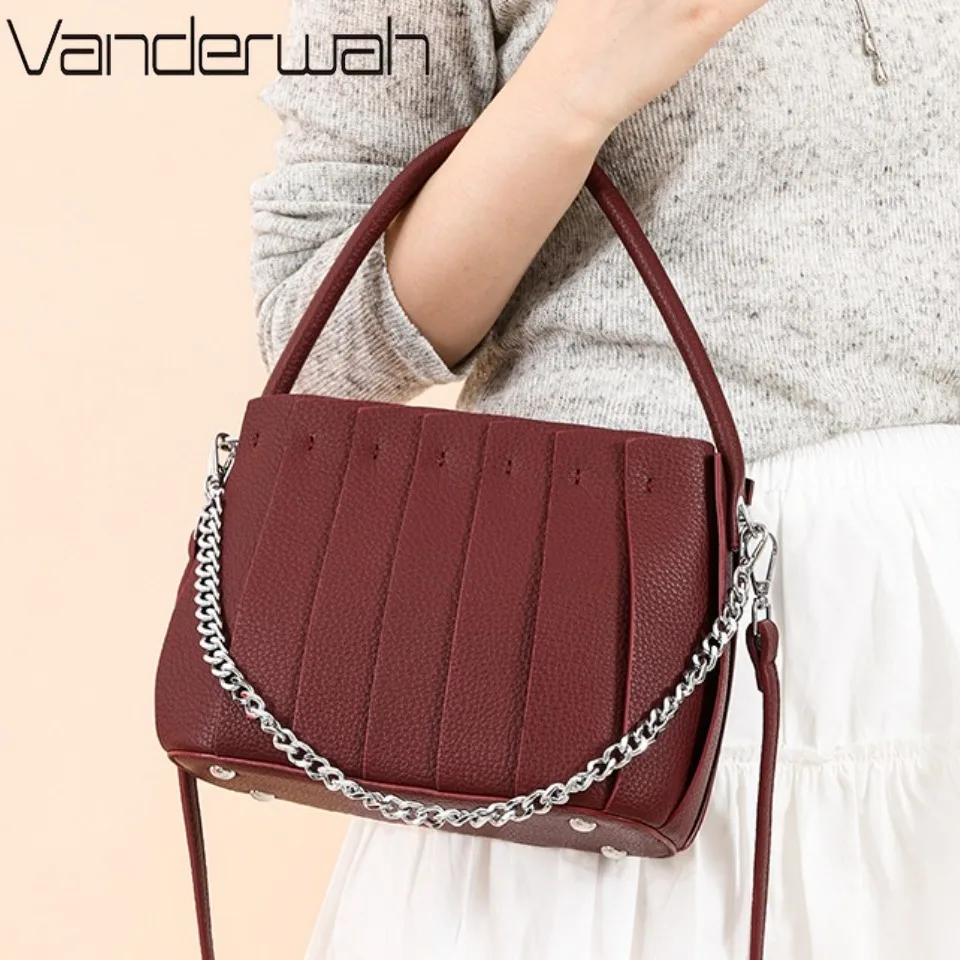 

Pleated Organ Bag Original Brand Bags Women's Handbag Shoulder Crossbody Bag Clutch Hand Bags for Mother Small Women Handbag New