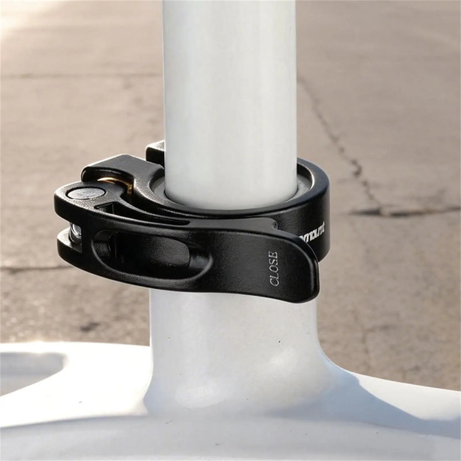 

Bicycle Seat Post Clamp Quick Release For 28.6/31.8/34.9mm Tube Durable Aluminum Alloy