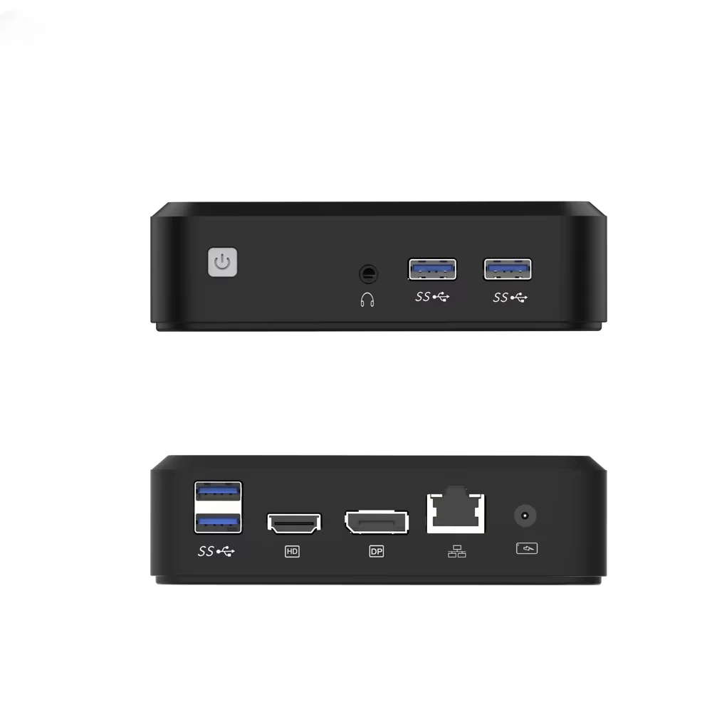 2024 GenMachine New AMD Ryzen 7 2700U Mini PC 2.2GHz-3.8GHz Desktop Computer Win11 DDR4 M.2 2280 NVMe WIFI5 MINI PC