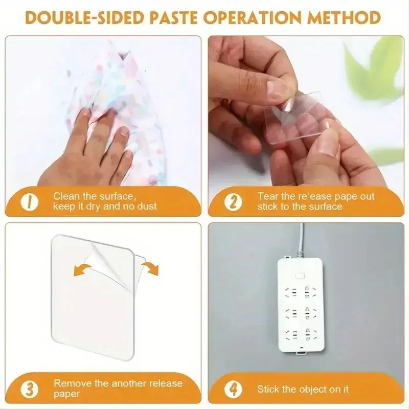 50pcs Heavy-Duty Nano Tape - Strong Double-Sided Adhesive, No Residue, Transparent & Removable for All Surfaces, Home, Car, DIY, image 5