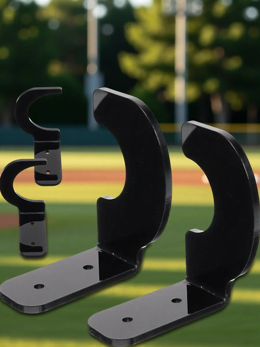 1 Set Bat Holder Wall Mount Softball Bat Rack Baseball Bat Holder Softball Bat Display Stand and Install Parts