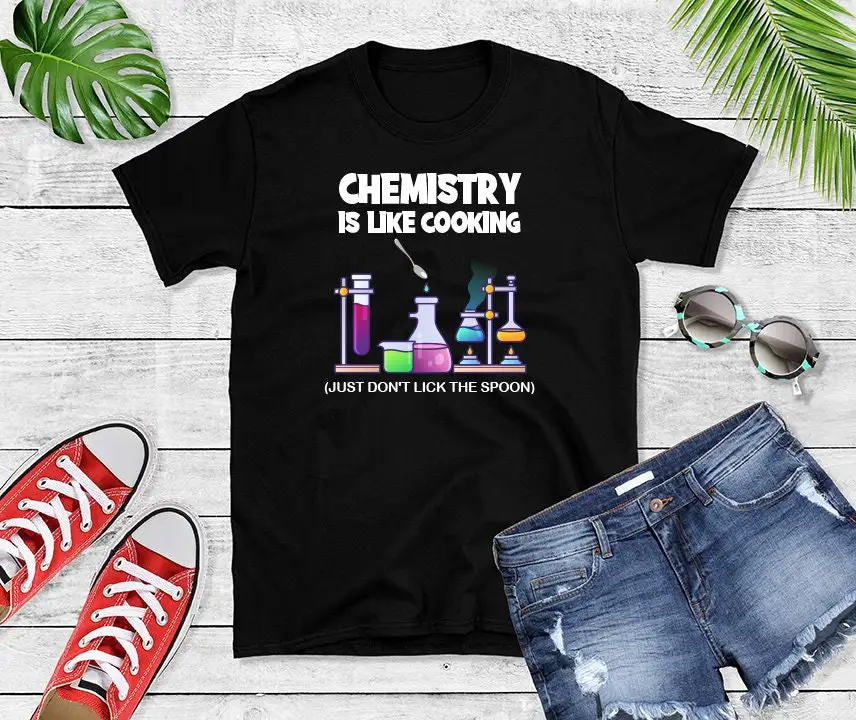 Funny Chemistry T Shirt Apparel Chemist Outfit For Degree