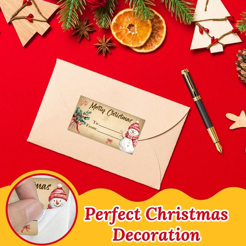 180pcs/roll Christmas Tags Sel - Sticker Label Roll review and price