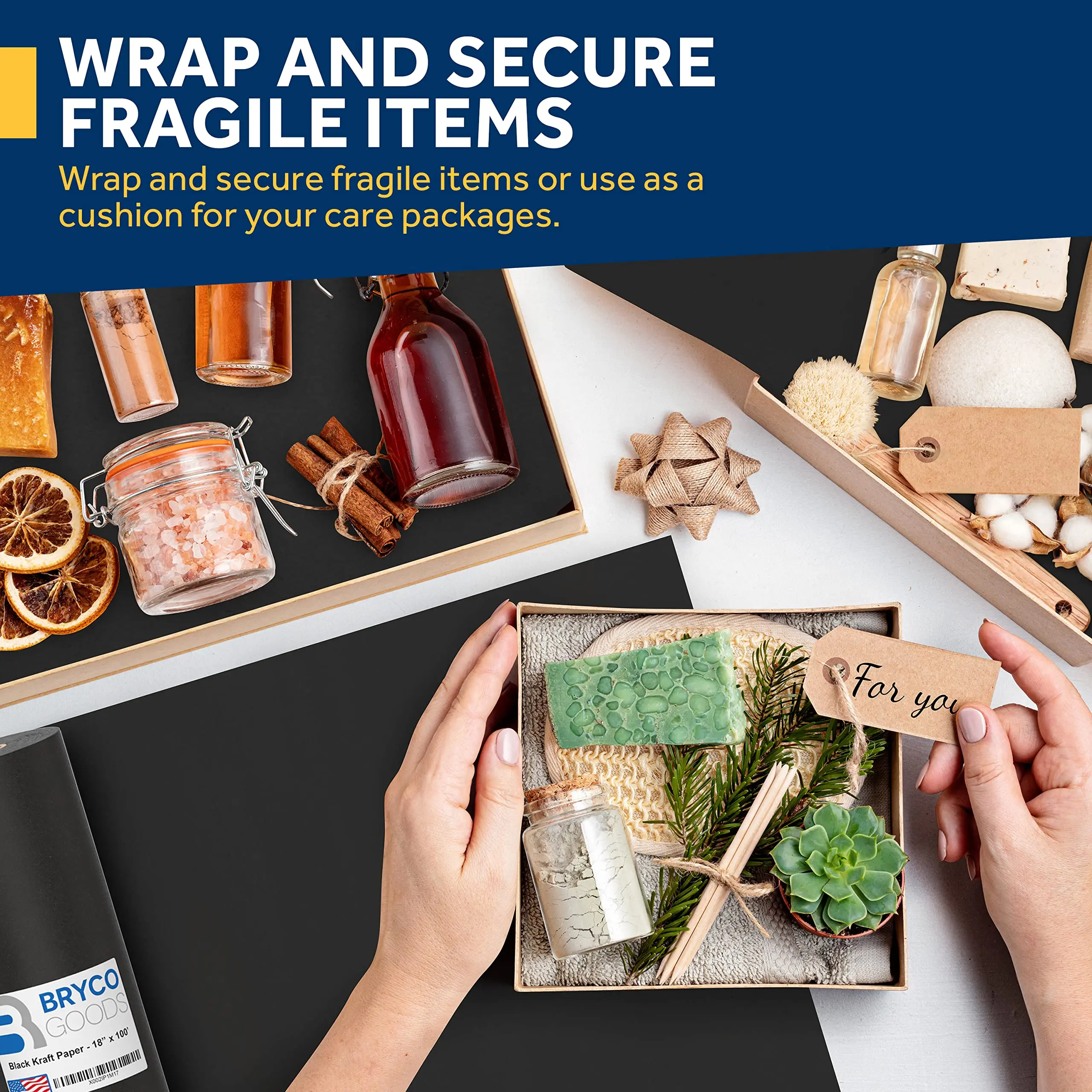 50cm x 10m 검은 크래프트 종이 서양 의학 타블렛 포장지 수제 종이 접기 음식 의류 레드 와인 포장지