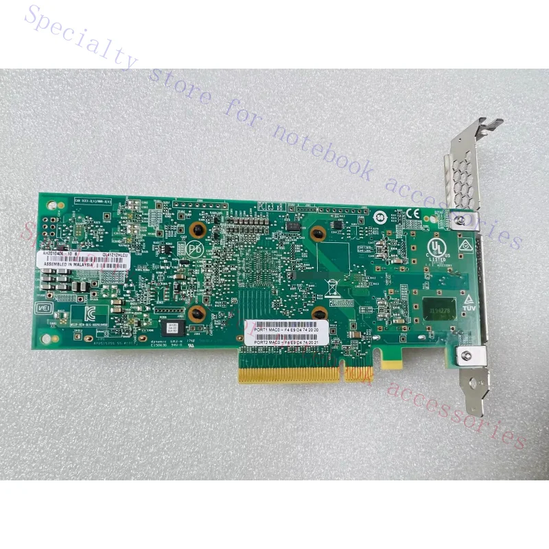 AAA+ FOR Dell 2HW0Y QLOGIC QL41212HLCU DUAL PORT 25/10GbE PCIE NETWORK CARD