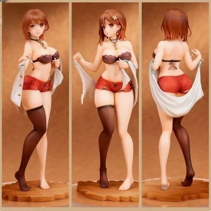 

22cm Anime Figures Atelier Ryza Reisalin Stout Action Figure Model Sexy Girl Statue Boys Collectible Ornament Doll Toys Gifts
