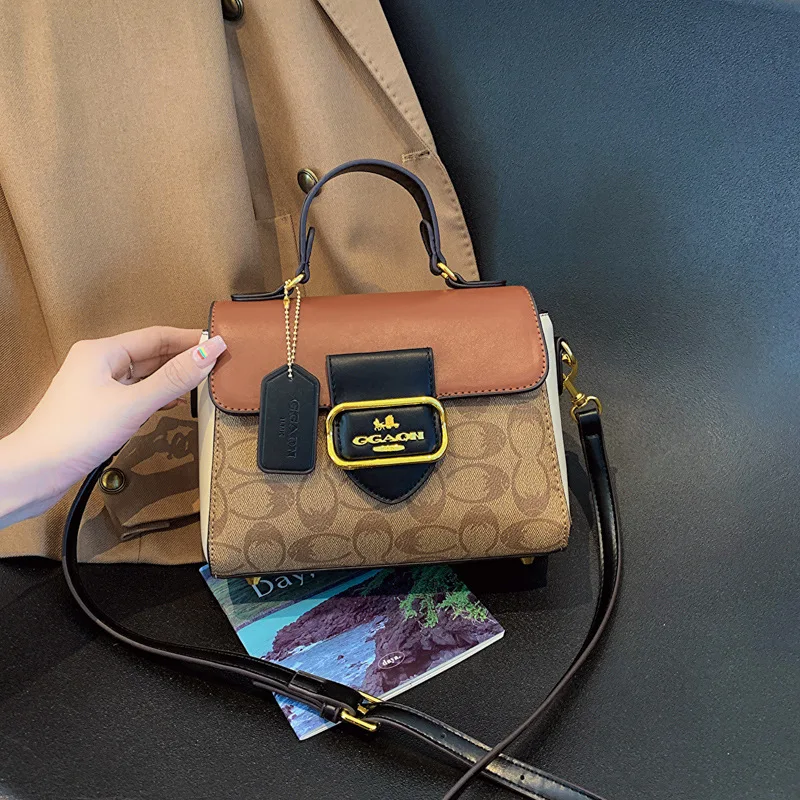 Premium sense bag women's French niche fashion design retro shoulder handbag versatile messenger bag