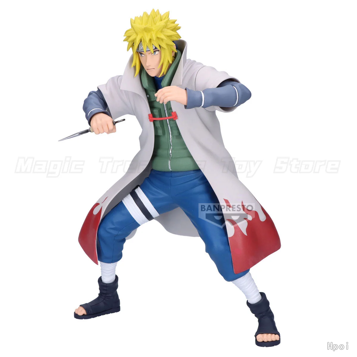 【In stock】 Original BANPRESTO Grandista NARUTO Shippuden Namikaze Minato Figures Animation Ornaments  Gifts