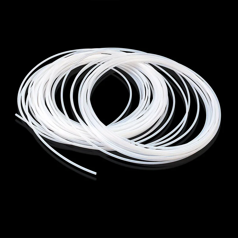 PTFE Tube ID 0.6 0.8 1 1.2 1.5 1.6 1.8mm F4 F46 FEP PFA Capillary Insulated Hose Rigid Pipe Temperature Corrosion Resistance