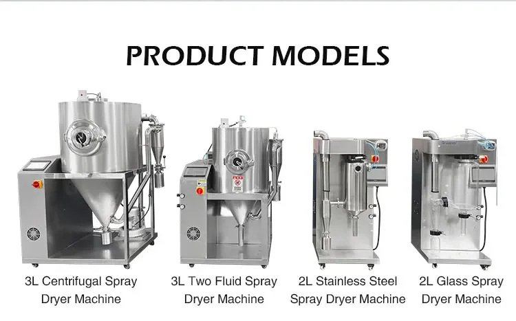 2L/H Stainless Steel Washing Powder Spray Dryer Pneumatic