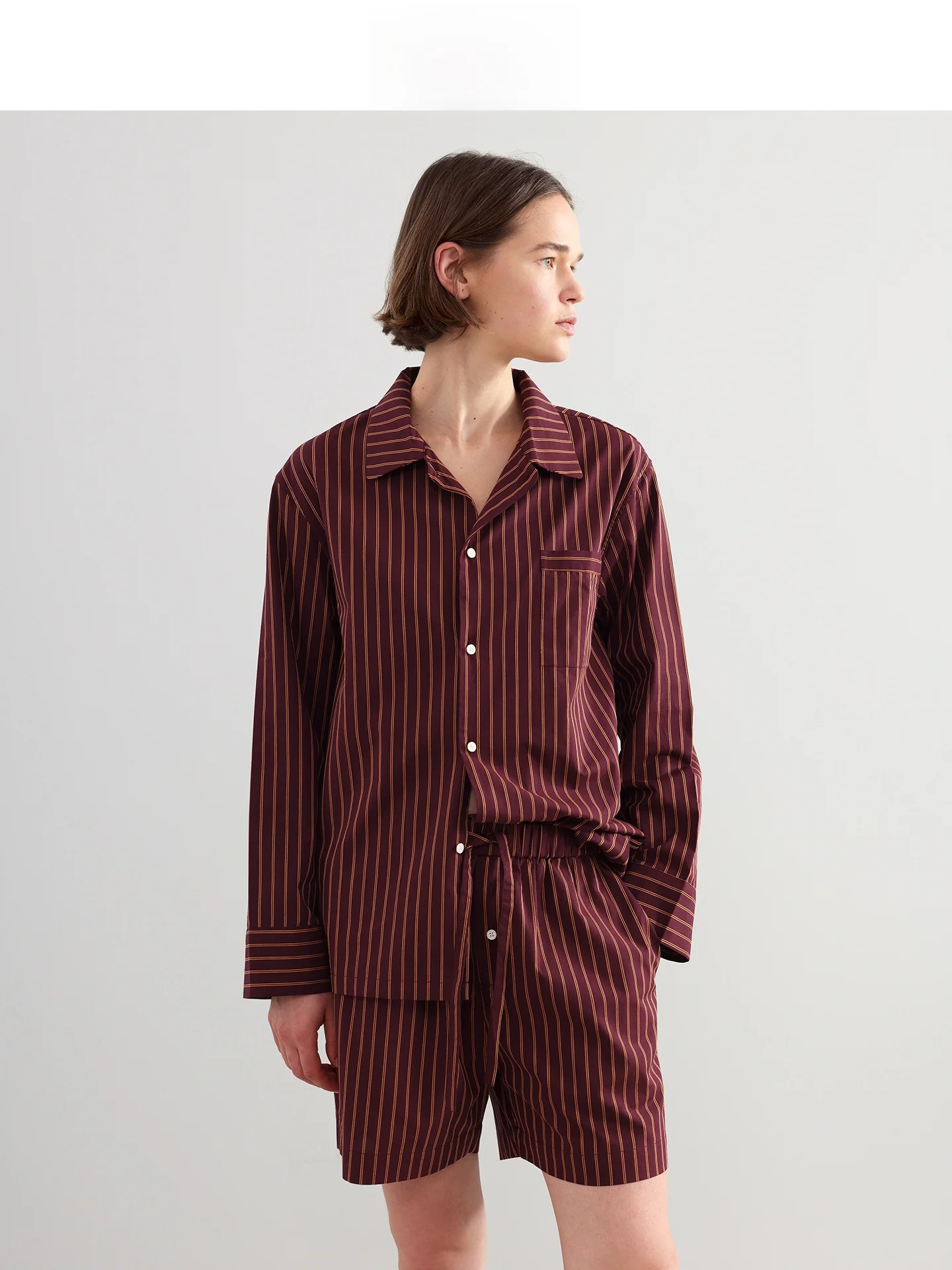 fysea-pigiama-vaion-a-righe-marrone-dorato-puro-cotone-lungo-sve-coppie-abbigliamento-per-la-casa-primavera-autunno-ex-pantaloni-lunghi