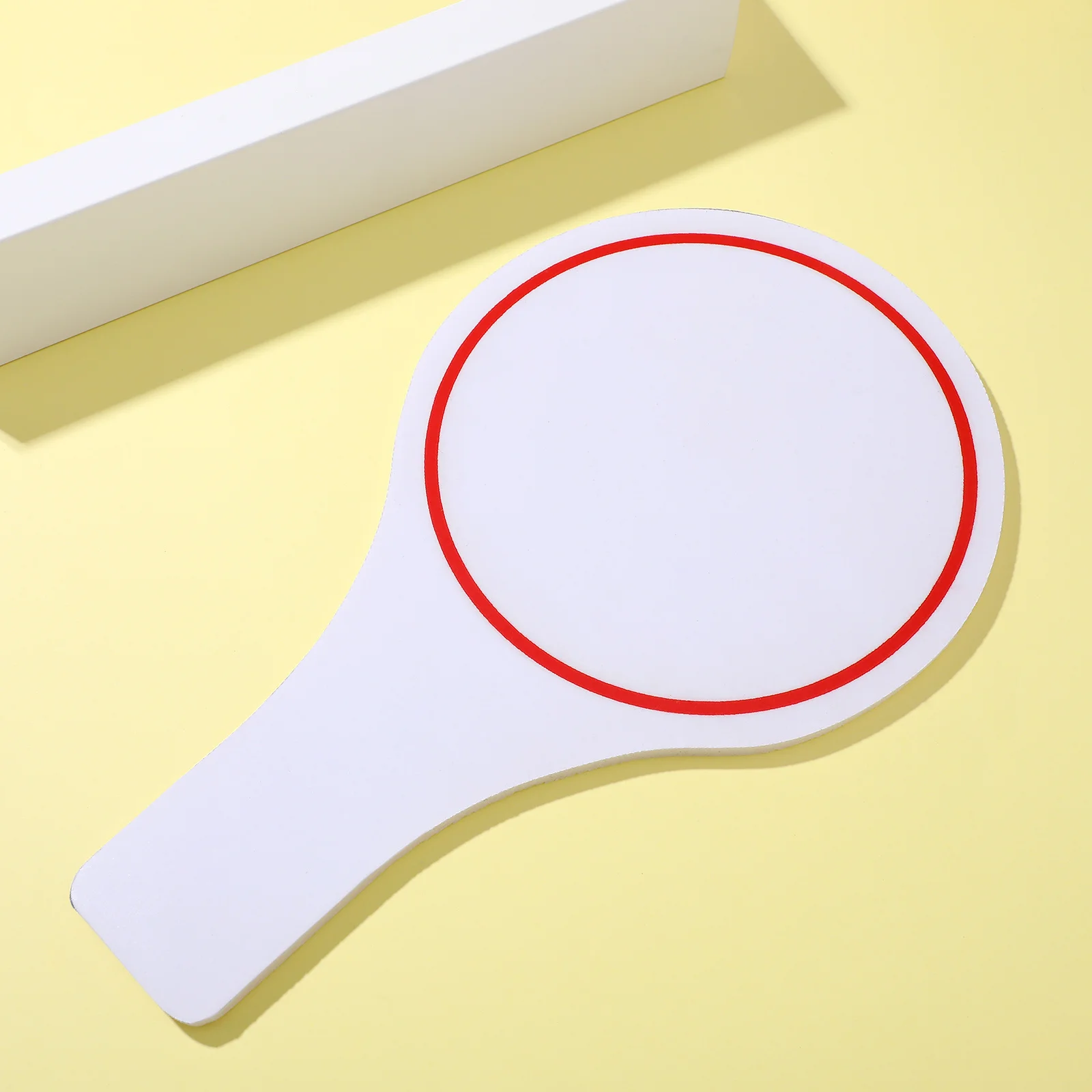 

3Pcs Long Life Flexible Handheld Scoring Board Blank White Board for Classes Activities Quick Response Teaching Props