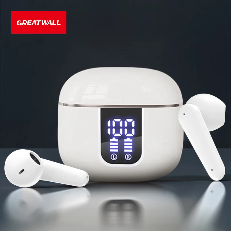 GREATWALL Open TWS wireless earphones with built-in ENC noise reduction function and HIFI sound quality,  with long battery life