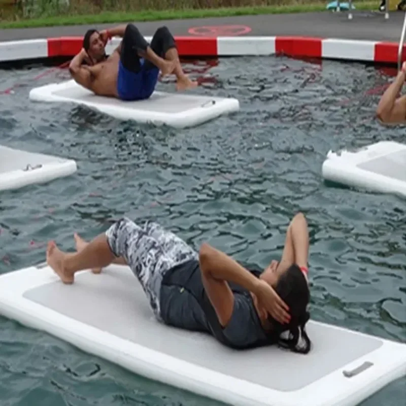 Wholesale Water Magic Carpet Floating Row Leisure Yoga Fishing Platform Gymnastics Mat