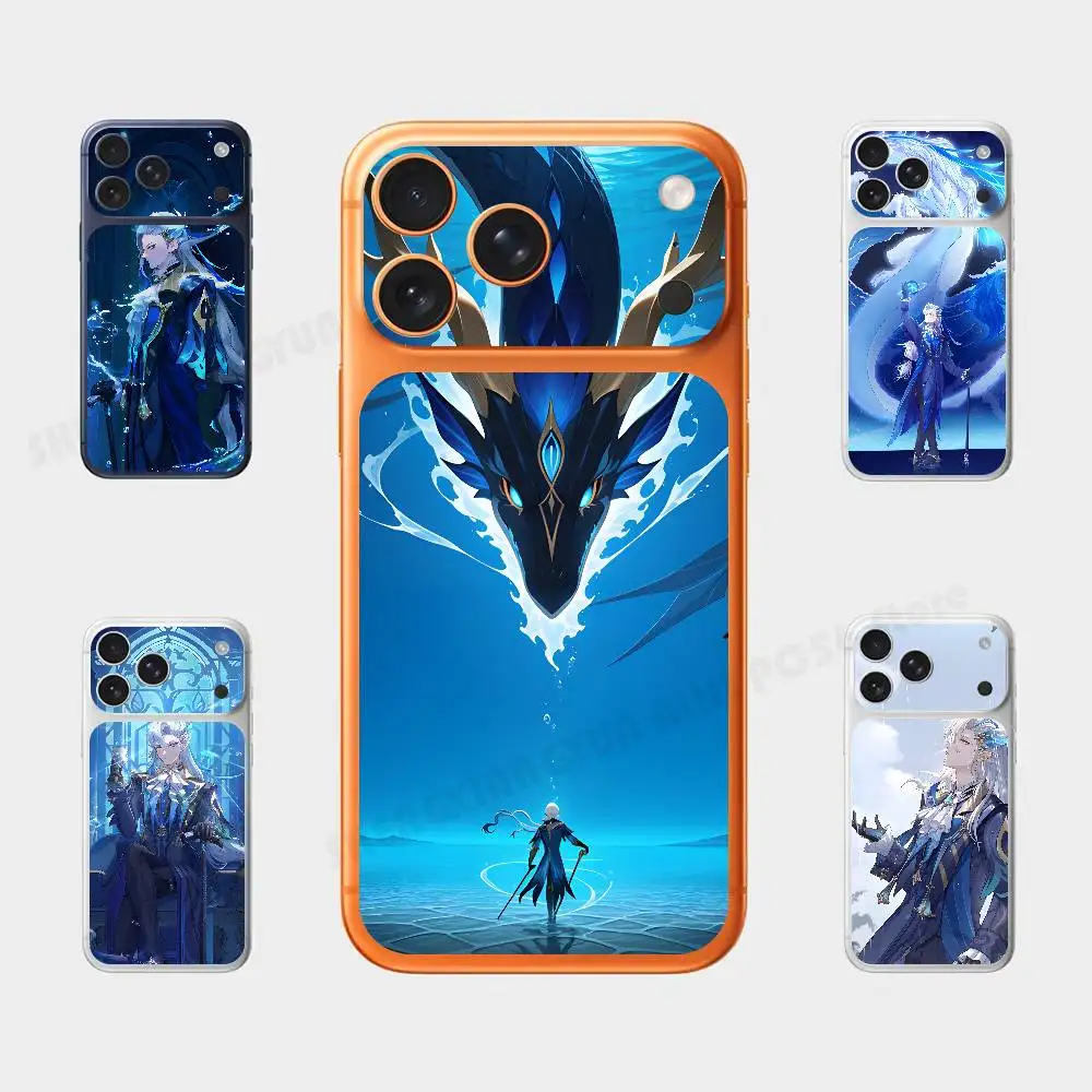 

Game N-Neuvillette For Iphone 17 Pro ProMax Back Protective Decorative Sticker Back Cover