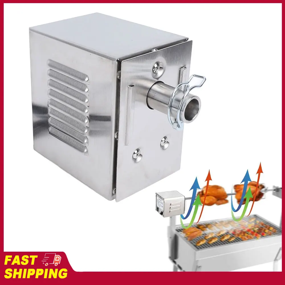 

Electric Roaster Barbecue Motor High Load Capacity 100-240V 2-3RPM 45W 200‑250kg Torsion Grill Rotisserie Motor for Camping