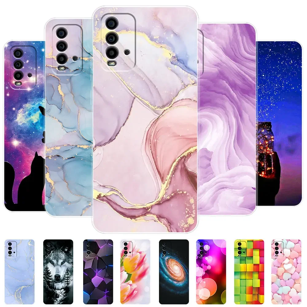 For Xiaomi Redmi 9T Cases Redmi Note 9T Cover Soft TPU Silicone Back Cover For RedmiNote9t Case Clear Redmi 9t Bumper Fundas