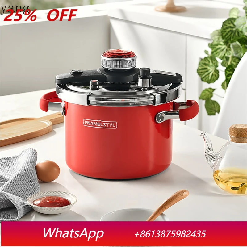 

LMM stainless steel explosion-proof pressure cooker household 6L induction cooker gas universal pressure cooker