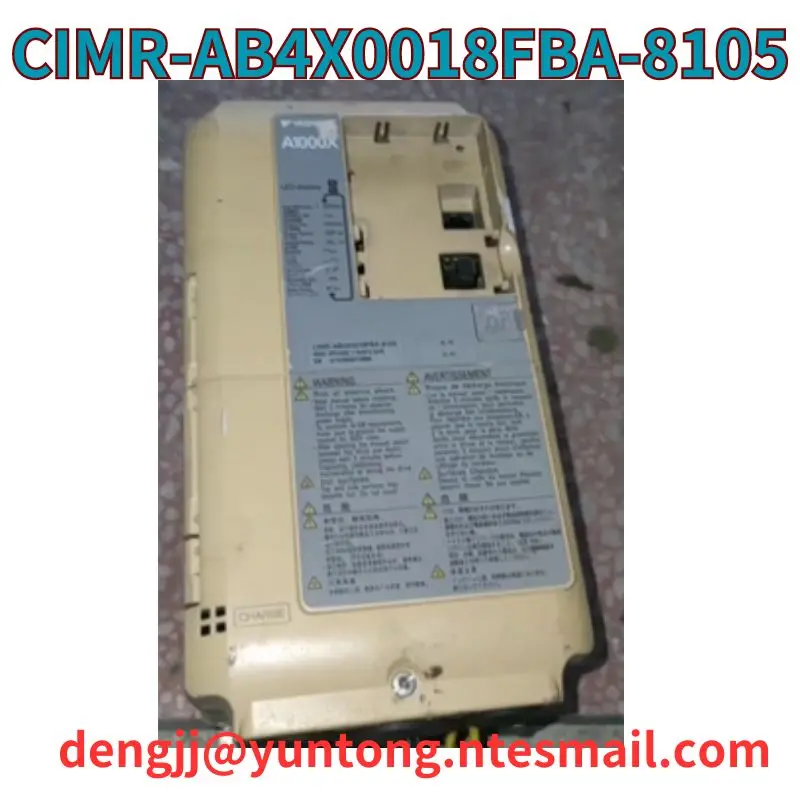 

Used CIMR-AB4X0018FBA-8105 frequency converter tested intact