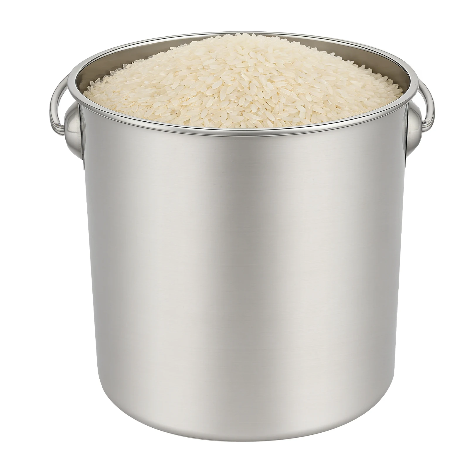 6l/12l/20l Großraum-Eimer aus lebensmittelechtem Edelstahl, verdickt 1,6 mm, mit Deckel und Griff, verhindert Leckagen, hitzebeständig, zum Kochen, Aufbewahren von Milch, Ölen, Ghee, Wein und anderen Flüssigkeiten. – Detail 20