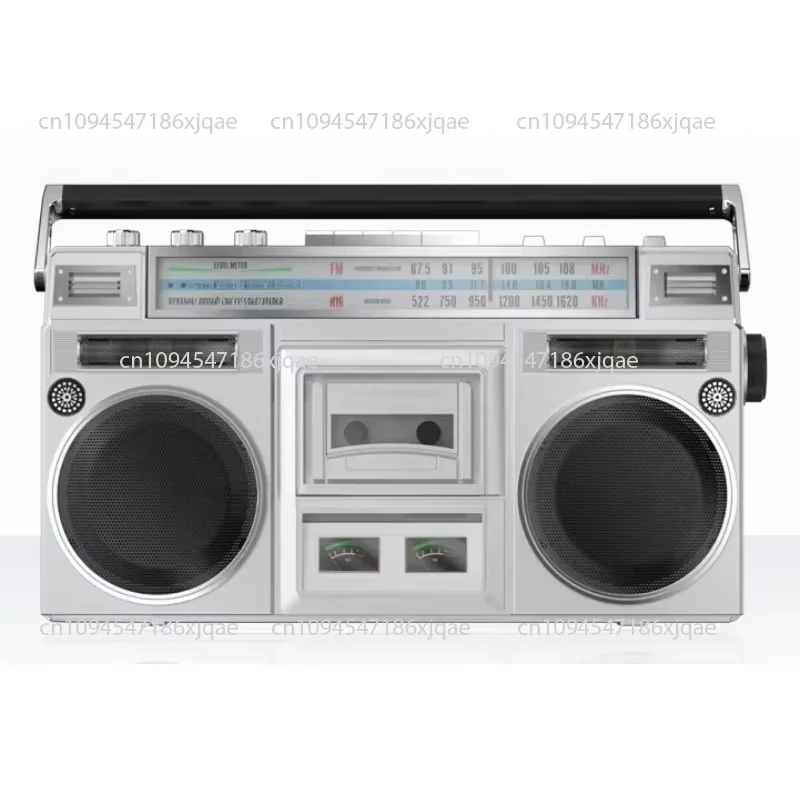 Classic large cassette recorder with full-band radio; supports multiple transcription modes.